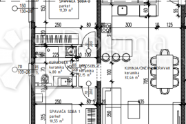 TROSOBAN STAN NA PRVOM KATU NOVOGRADNJE, S3, Okrug, Wohnung