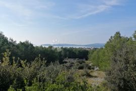 BRODARICA, građevinsko zemljište sa pogledom na more, Šibenik - Okolica, Terra