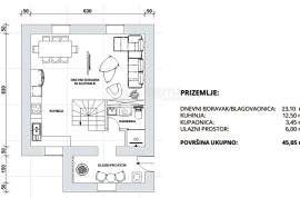 SUPETAR- PREDIVNA KAMENA VILLA S BAZENOM I POGLEDOM, Supetar, Casa