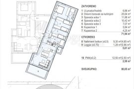 PAG, ŠIMUNI - MODERAN DVOSOBAN APARTMAN 120 METARA OD MORA (A2), Pag, Kвартира