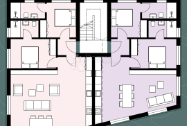 PAKOŠTANE – P1 - PREKRASNI PENTHOUSE NAMJEŠTEN I DIZAJNIRAN SPECIJALNO ZA TURIZAM I VAŠ ODMOR, Pakoštane, Διαμέρισμα