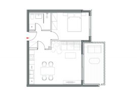 Umag, novogradnja, 1s+DB, Umag, Appartement