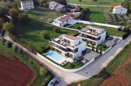 MODERNA VILLA S BAZENOM, 4 km OD MORA, Poreč, Famiglia