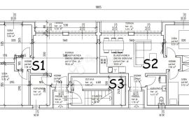 PRIVLAKA - STAN S3 - ZGRADA B 1. KAT S POGLEDOM NA MORE, Privlaka, Daire