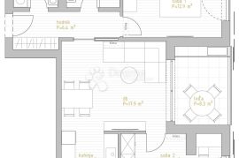 NOVOGRADNJA PREMIUM LIVING RIJEKA -  STAN 7.2 / 2S+DB, Rijeka, Daire