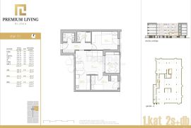 NOVOGRADNJA PREMIUM LIVING RIJEKA -  STAN 7.1 / 2S+DB, Rijeka, Stan