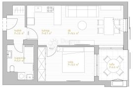 NOVOGRADNJA PREMIUM LIVING RIJEKA -  STAN 4.4 / 1S+DB, Rijeka, Appartment