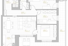 NOVOGRADNJA PREMIUM LIVING RIJEKA -  STAN 2.2 / 3S+DB, Rijeka, Flat