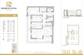 NOVOGRADNJA PREMIUM LIVING RIJEKA -  STAN 1.1 / 3S+DB, Rijeka, Flat