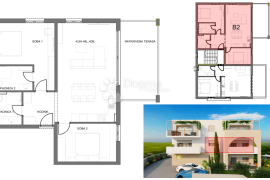 SLATINE – LUKSUZNA NOVOGRADNJA 1. KAT (B2), Trogir, Wohnung