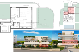 SLATINE – LUKSUZNA NOVOGRADNJA PRIZEMLJE (A1), Trogir, Appartment