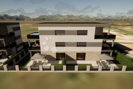 Penthouse - pogled more, Privlaka, شقة