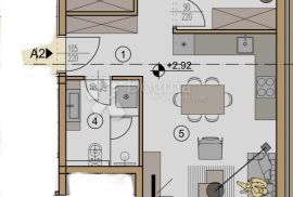 NOVOGRADNJA A2- 2 SPAVAĆE SOBE 54.91 m2, Pula, Appartment