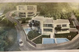 Šilo dvoetažni apartman 130 m² sa bazenom i pogledom na more, Dobrinj, شقة