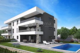 Malinska, prodaja, ekskluzivni apartman sa bazenom i spremištem 44 m², Malinska-Dubašnica, Διαμέρισμα