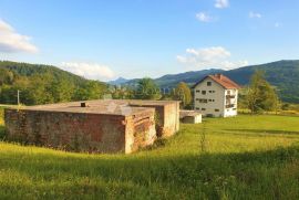 Gorski Kotar, sunčan građevinski teren blizu Vrbovskog, Vrbovsko, Zemljište