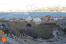 OTOK PAG GRAĐEVINSKO ZEMLJIŠTE 200 METARA OD MORA, Pag, Arazi