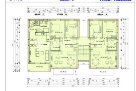 Poreč, dvosobni stan s vrtom i parking mjestom, NKP 72 m2, Poreč, Appartamento