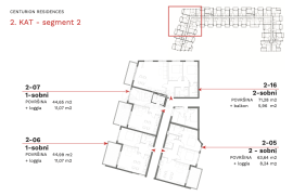 ISTRA, UMAG - Vrhunski 2S+DB s balkonom u novogradnji, Umag, Wohnung