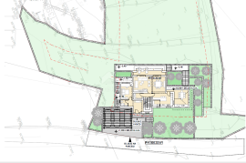 OPATIJA, IČIĆI, ANIČIĆI - građevinski teren 1520m2 S LOKACIJSKOM DOZVOLOM! s pogledom na more za zgradu-stanove -apartmane / obiteljsku kuću / kuću za iznajmljivanje - odmor s bazenom, Opatija - Okolica, Terreno