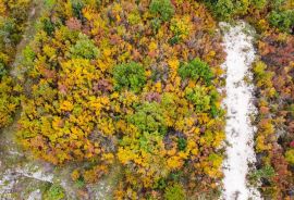 ISTRA, LABIN, RABAC - Građevinsko zemljište sa otvorenim pogledom na prirodu i u blizini mora, Labin, Γη