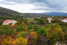 ISTRA, LABIN, RABAC - Građevinsko zemljište sa otvorenim pogledom na prirodu i u blizini mora, Labin, Γη