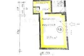 POSLOVNI PROSTOR, PRODAJA, ZAGREB, SAVSKI GAJ, 30 m2, Zagreb, Εμπορικά ακίνητα