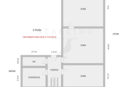 STAN, PRODAJA, ZAGREB, TREŠNJEVKA, 125 m2, 4-soban, Zagreb, Apartamento