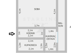 STAN, PRODAJA, ZAGREB, TREŠNJEVKA, VOLTINO, 53 m2, 3-SOBNI, Zagreb, Stan