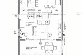 Starigrad - zemljište sa građevinskom dozvolom cca 100m od mora! 110000€, Starigrad, Terrain