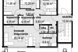 APARTMAN S3, NOVOGRADNJA, PRODAJA, PRIVLAKA, 147 M2, Privlaka, Wohnung