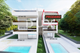 ZADAR, SUKOŠAN - Novogradnja! Vrhunski penthouse sa zadivljujućim pogledom na more! S5, Sukošan, Daire