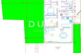 ZADAR, SUKOŠAN - Novogradnja! Izvanredan stan s vlastitim bazenom i ogromnim dvorištem! S1, Sukošan, Διαμέρισμα
