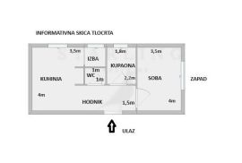 STAN, PRODAJA, ZAGREB, ŠALATA, 34m2, 2-soban, Zagreb, Kвартира