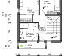 KUĆA B2-S1, NOVOGRADNJA, PRODAJA, SESVETE, CERJE, 140,60 m2, 4s, Sesvete, Casa