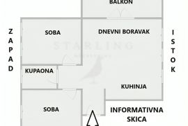 STAN, PRODAJA, ZAGREB, BLATO, 76 m2, 3-SOBAN, Zagreb, Flat