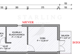 STAN, PRODAJA, ZAGREB, TREŠNJEVKA, 28 m2, 1-s, Zagreb, Daire