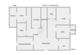 PRODAJA, STAN, PULA, 124 M2, Pula, Διαμέρισμα