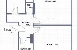 STAN, PRODAJA, NOVI ZAGREB, SAVSKI GAJ, 63 m2, 2-soban, Zagreb, Appartamento