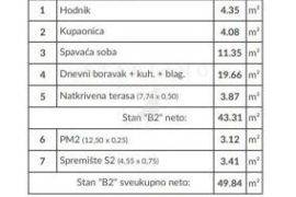 PRODAJA, STAN, VALDEBEK, NOVOGRADNJA, 1SS+DB, Pula, Appartamento