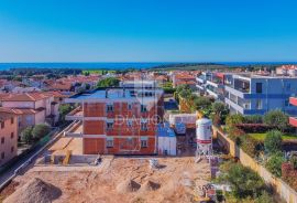 Novigrad, moderan stan pogledom na more u izgradnji!, Novigrad, Flat