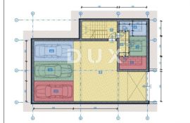 MATULJI, KASTAV, RUBEŠI- građevinsko zemljište 900m2 s zgradom u izgradnji 600m2 sa 3 prostrana stana s panoramskim pogledom na more i podzemom garažom, Kastav, Tierra