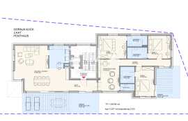 OPATIJA, IČIĆI - građevinsko zemljište 2800m2 S LOKACIJSKOM DOZVOLOM!! I s pogledom na more za stambenu zgradu–stanove /apartmane, Opatija - Okolica, Zemljište