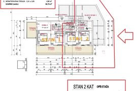 OPATIJA, BREGI - dvoetažni stan 100m2 s panoramskim pogledom na more i bazenom + okućnica, Matulji, Daire