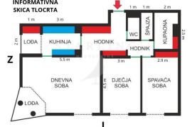 STAN, PRODAJA, ZAGREB, RUDEŠ, 86 m2, 3-soban, Zagreb, Appartment