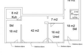 Krnjevo, poslovni prostor, 125m2, Rijeka, Коммерческая недвижимость