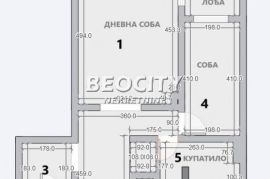 Savski venac, Mostarska petlja, Zvečanska, 2.0, 54m2, Savski Venac, Wohnung