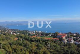 OPATIJA, LOVRAN - građevinsko zemljište za vilu na jedinstvenoj poziciji, panoramski pogled na more, Lovran, Γη