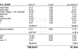 Popovec, Novogradnja, Sesvete, četverosoban stan na drugom katu - 82m2, Zagreb, Daire