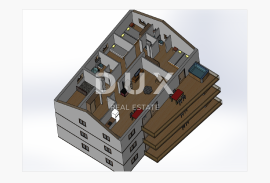 KASTAV, CENTAR- građevinsko zemljište 805m2 S GRAĐEVNOM DOZVOLOM!!! s pogledom na more za stambenu zgradu – stanove/apartmane/  obiteljsku villu ili villu za iznajmljivanje - odmor s bazenom, Kastav, Tierra